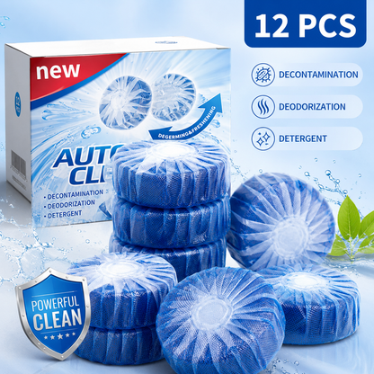 Automatic Toilet Cleaning Tablets - 12 Pieces