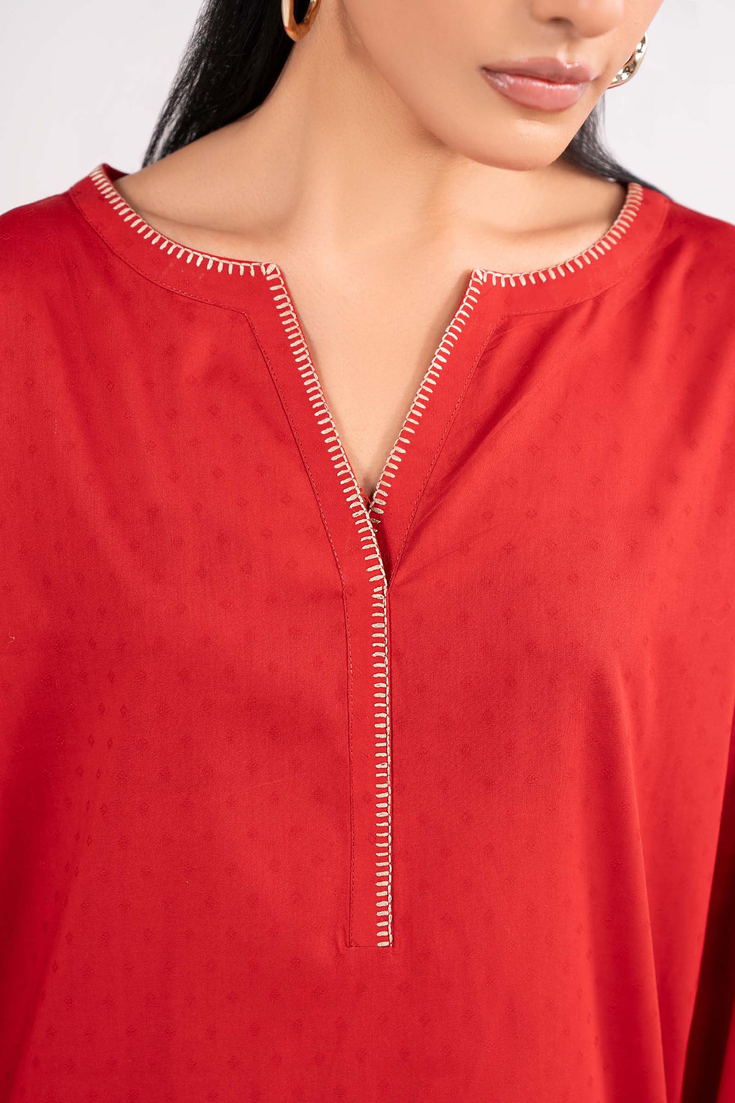 2 Pc Dyed Dobby Cotton Suit