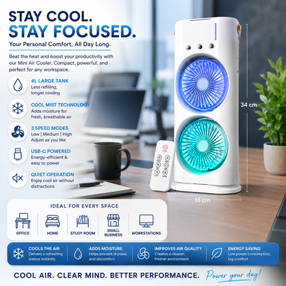Tower Fan - DUAL MIST | USA Quality